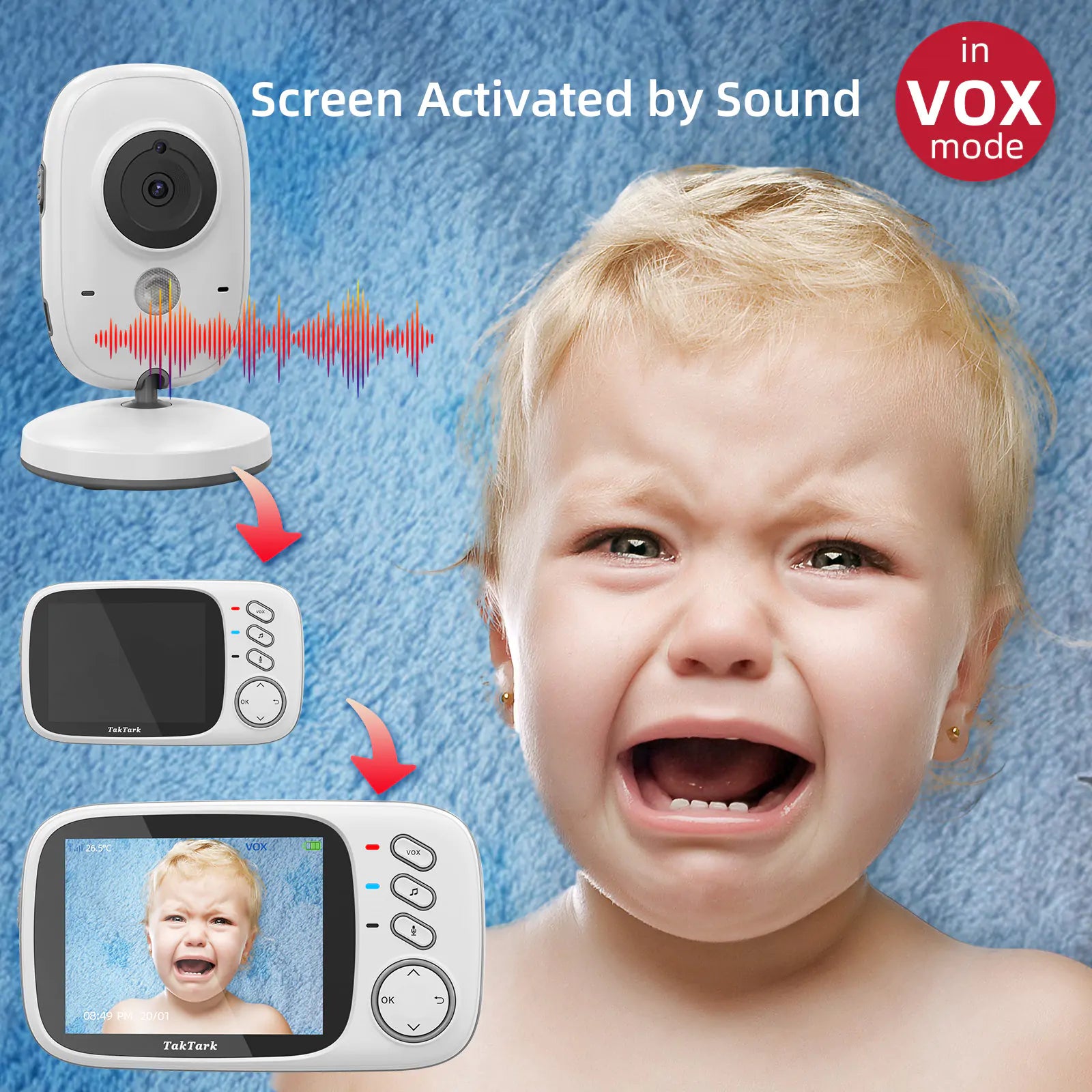Wireless Video Baby Monitor – BAGE71110005